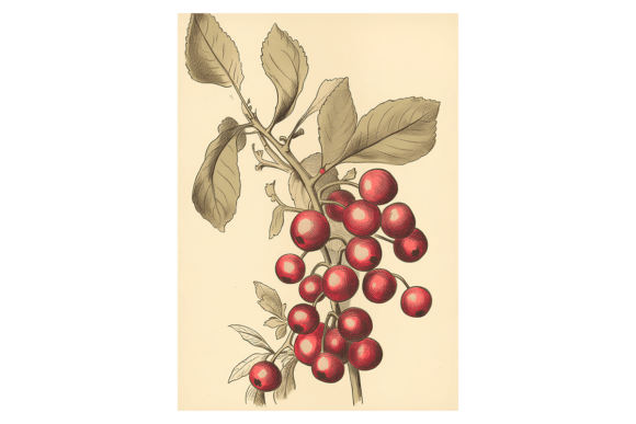 Cranberries Christmas Card: Festive Illustrations