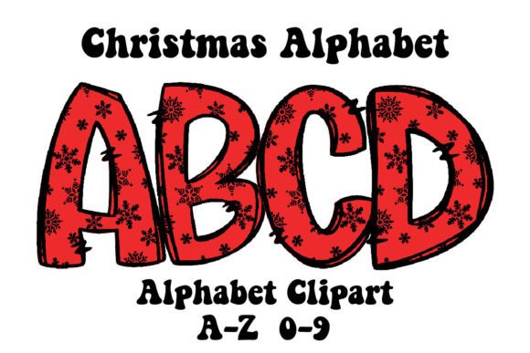 Red Snows Christmas Alphabet Doodle Review