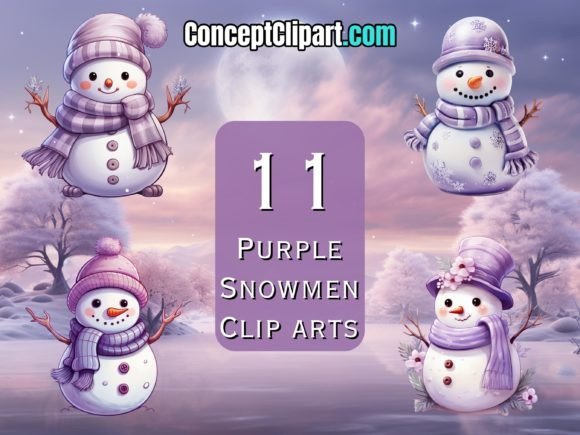 Reviewing 11 X Cute Christmas Snowman Illustrations