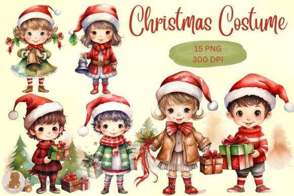 Reviewing Bundle Christmas Costume Sublimation Illustrations