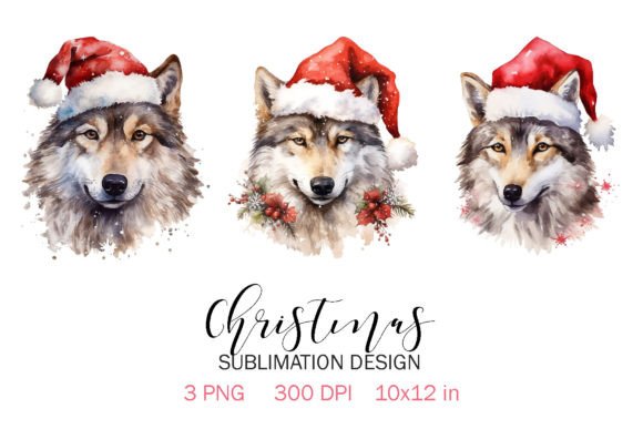 Reviewing the Christmas Wolf Sublimation Design PNG
