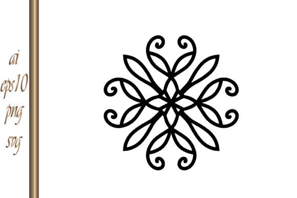 Snowflake Icon Christmas Xmas Mandala Illustrations