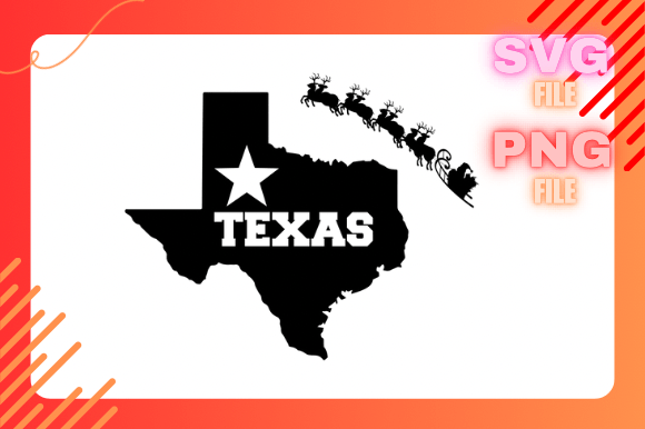 Texas Christmas Sleigh: Illustrations for Designers
