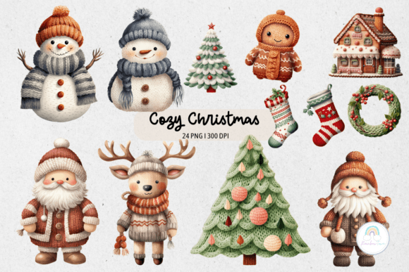 Watercolor Cozy Christmas Sublimation: Illustrations Review
